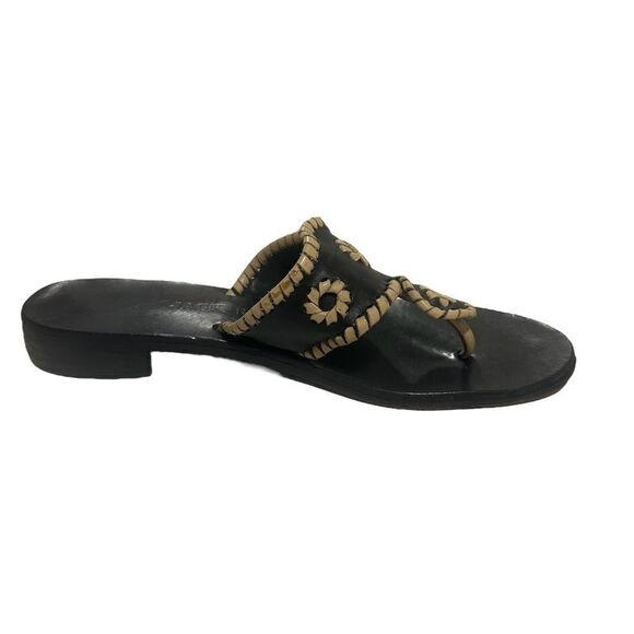 Jack Rogers Classic Leather Thong sandal - Picture 1 of 10